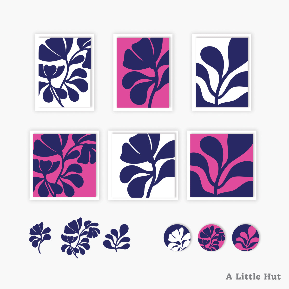 Isabella card and wall art set