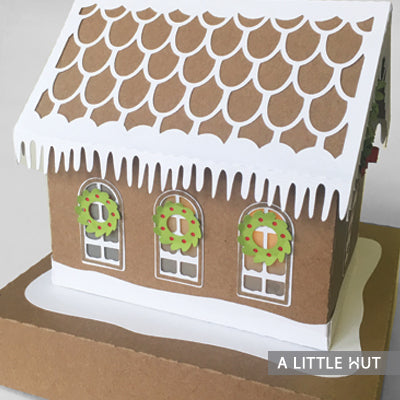 Gingerbread house gift box