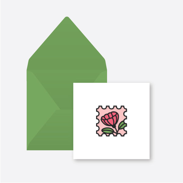 Flower stamps
