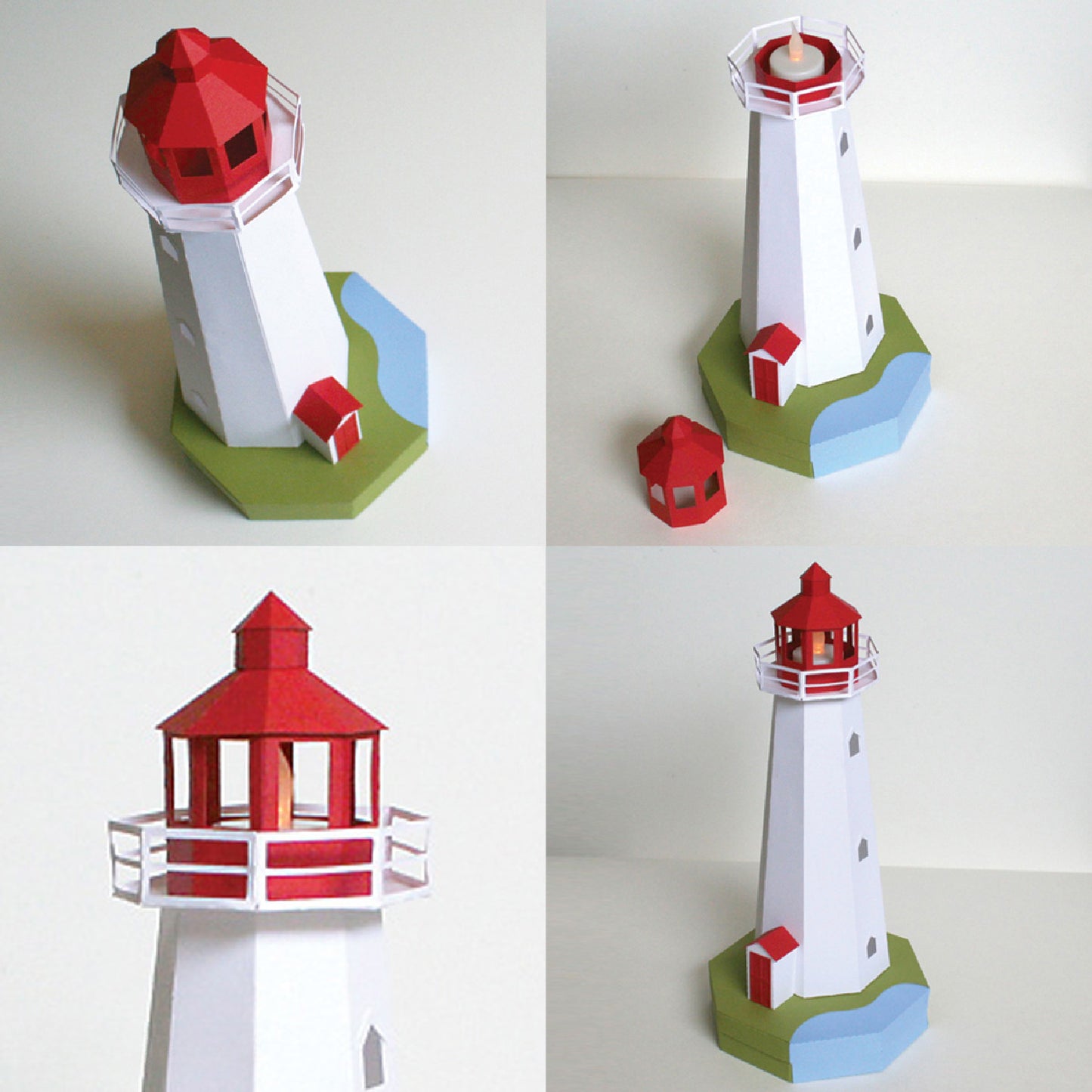 Lighthouse gift box/ tea light holder