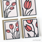 Tulips forever candle covers and card set